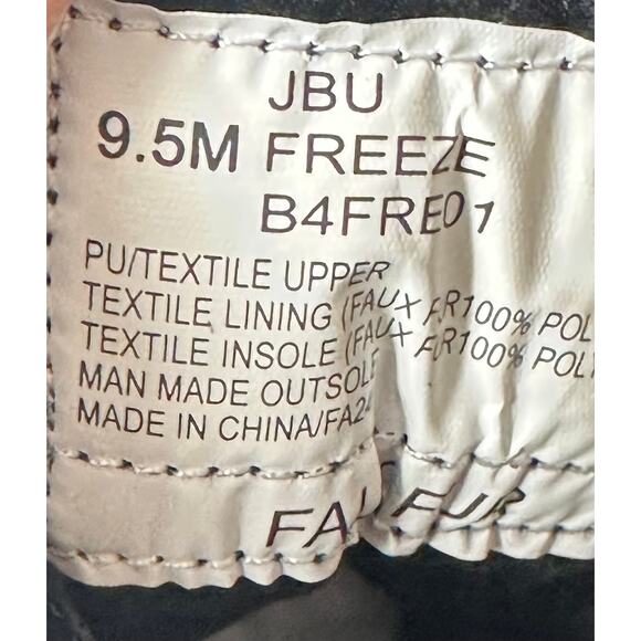 JBU Women's Freeze Round Toe Boots Size 9.5 NWT - Picture 7 of 8